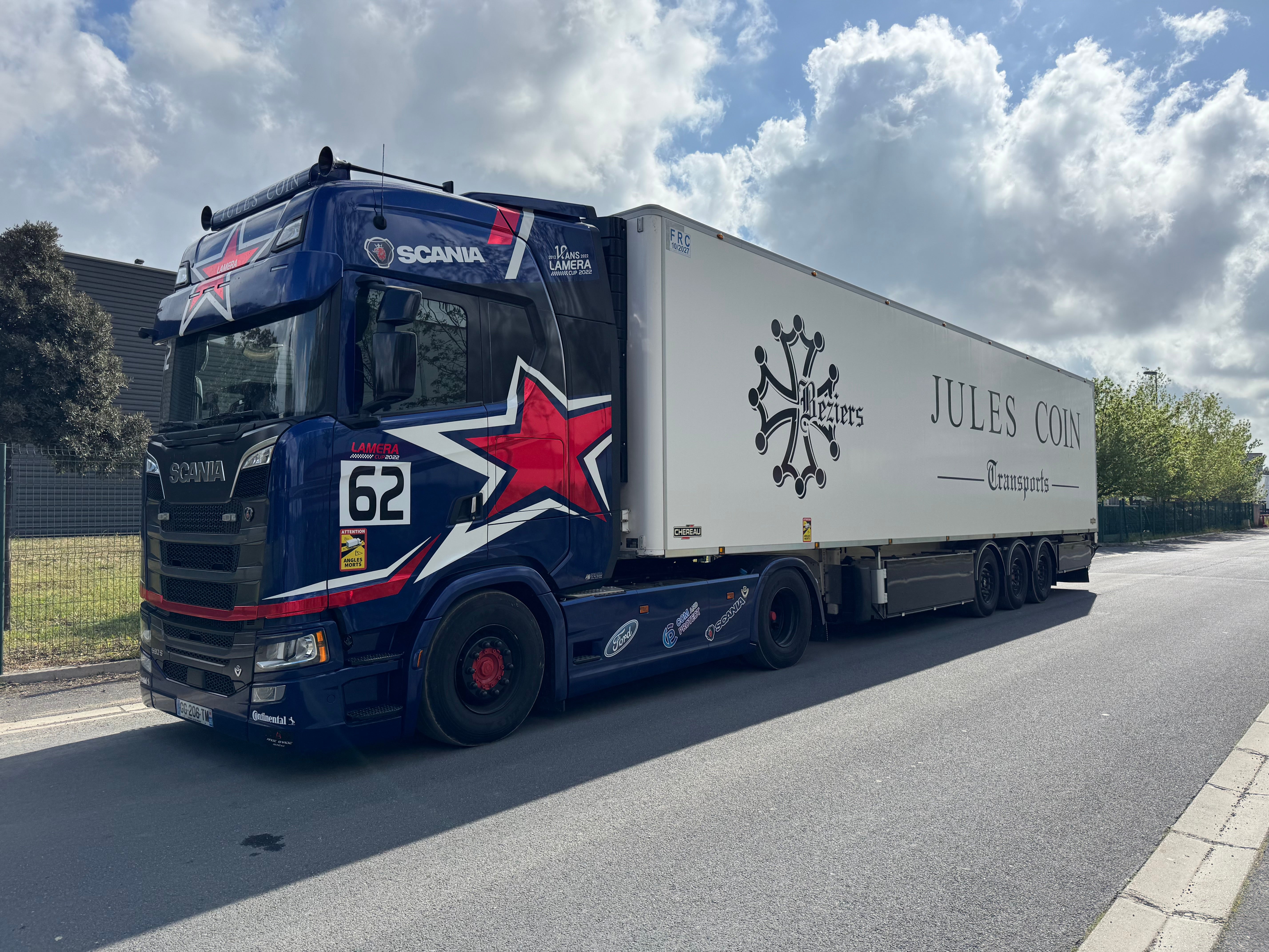 Miniature Ensemble Frigorifique Scania Lamera 62 - Jules Coin (1:50)
