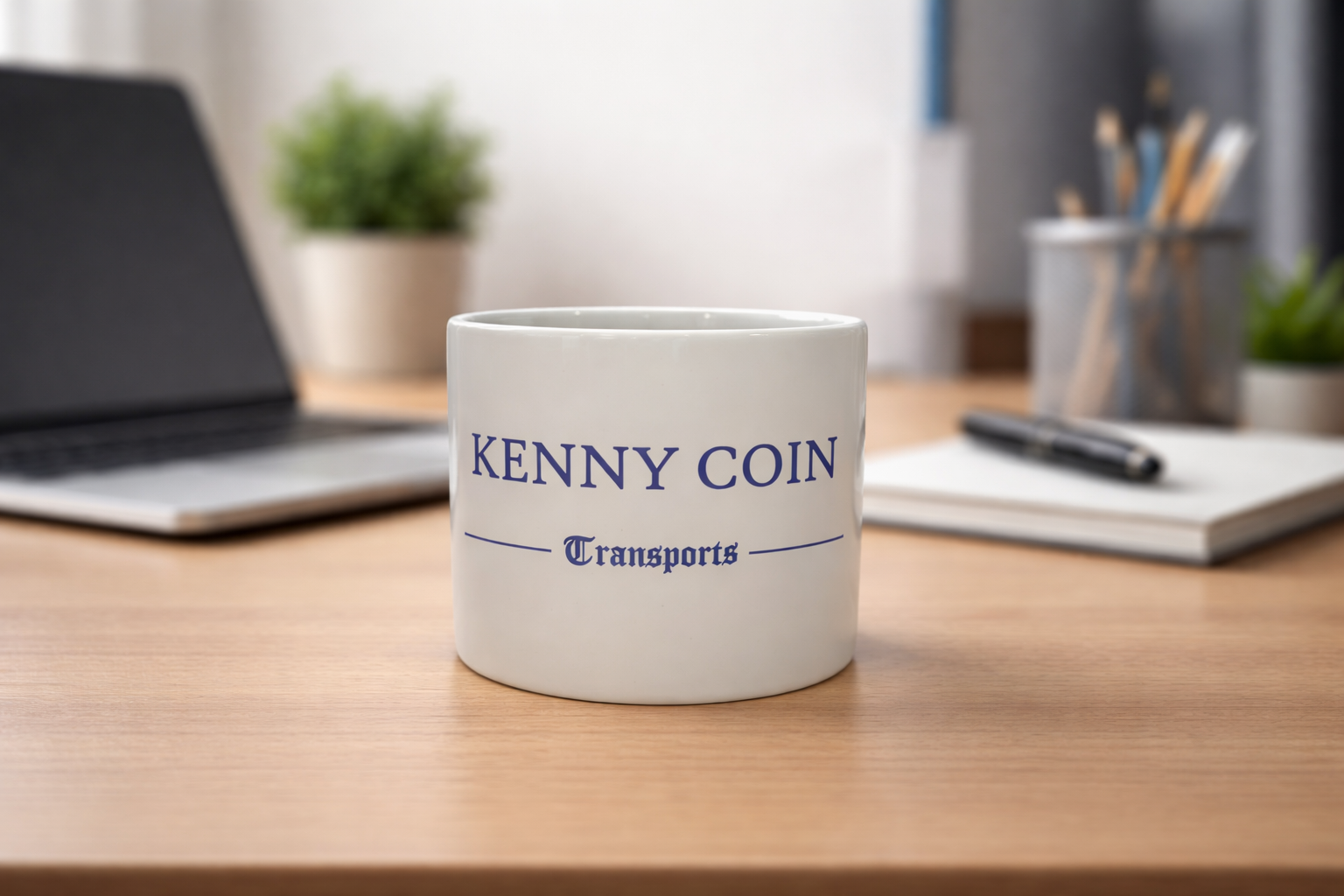 Tasse blanche Kenny Coin